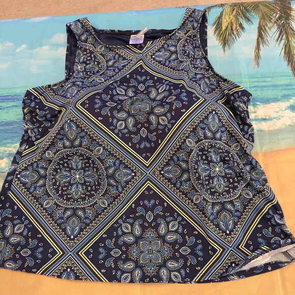 Tankini Swimsuit Top Lands End Size 22 NWOT - Picture 9 of 10